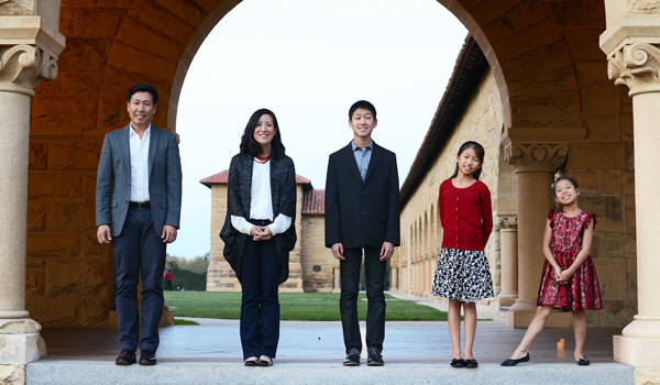 Pastor Hoonie's family, his wife Grace, his son Noah, his daughters Mercy and Joy